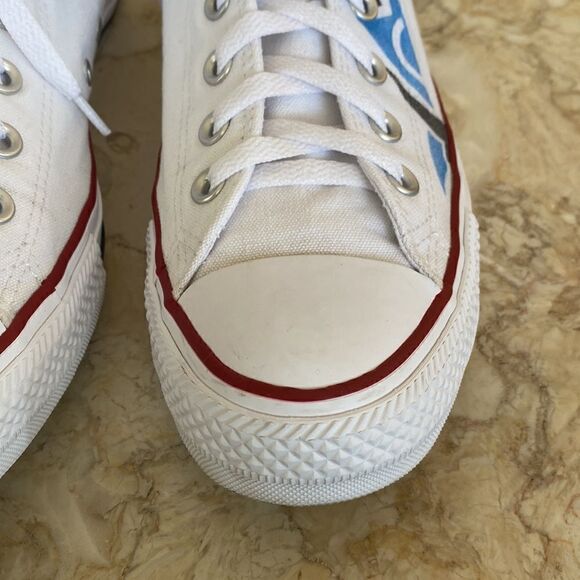 Converse High Tops Rare Limited Edition JFCNO Francophone Games - As New Unisex - Picture 11 of 15